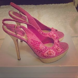 Christian Dior slingback stilettos, size 37.5 NWT